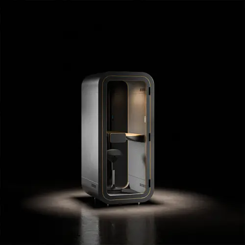 ACOUSTIC SPACE 100, akustický box 2200x1000x990 mm, černá/černá